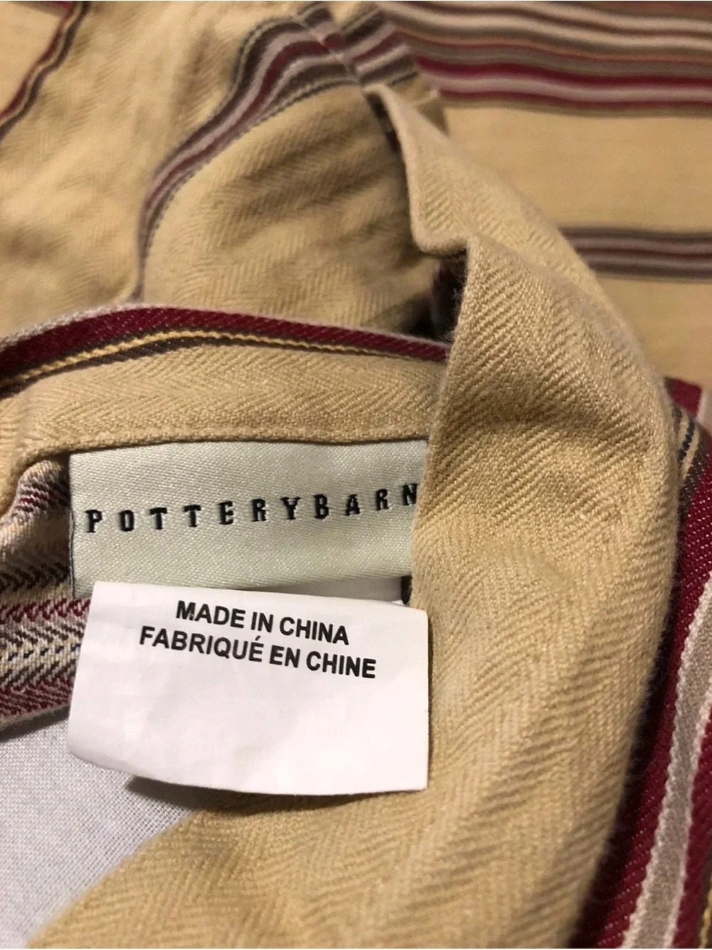 Pottery Barn Montgomery Stripe Duvet and Shams